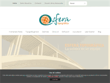 Tablet Screenshot of esferatopografica.com